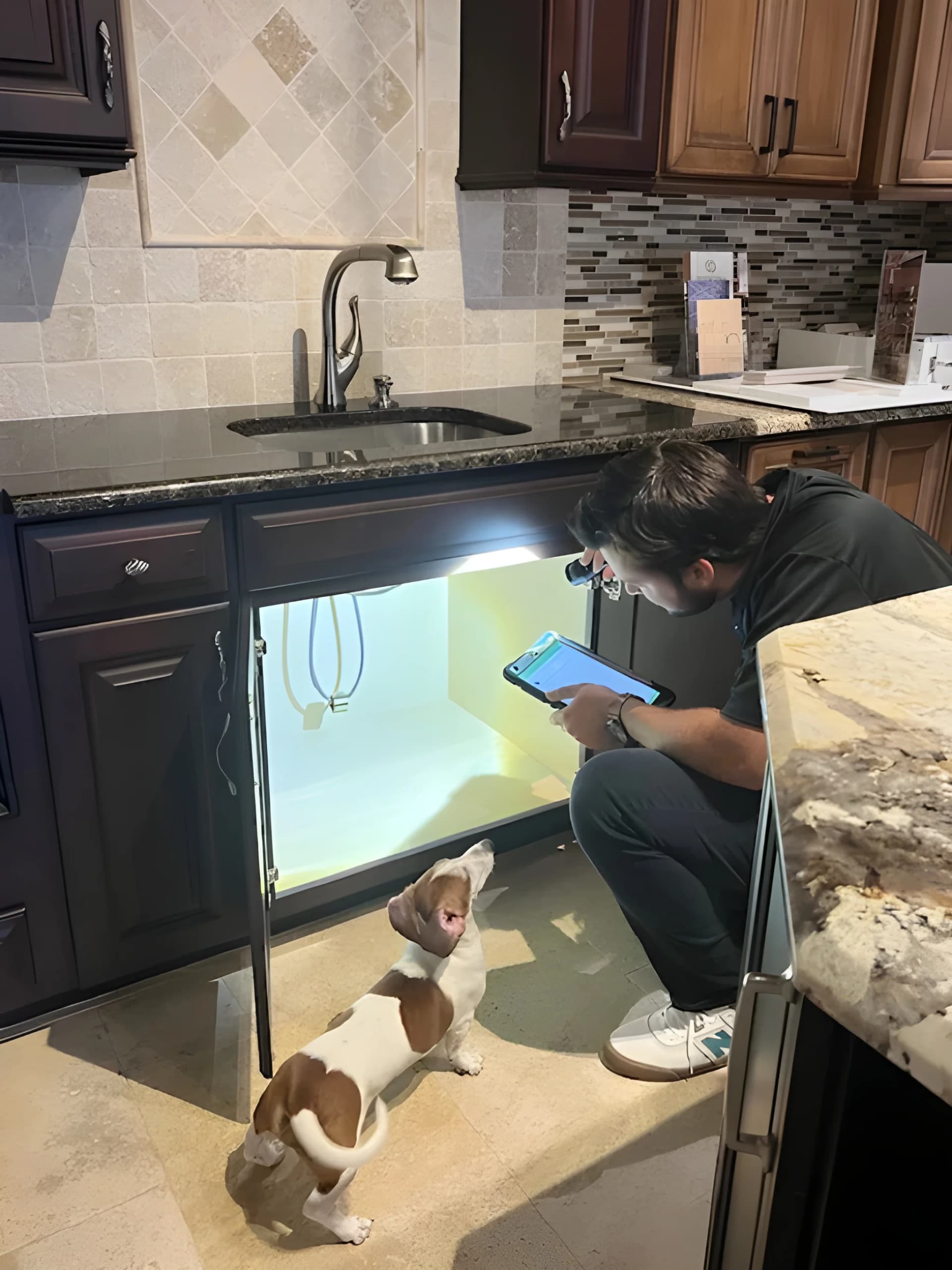 DryZone technician responding to storm and flood damage in Southwest Florida