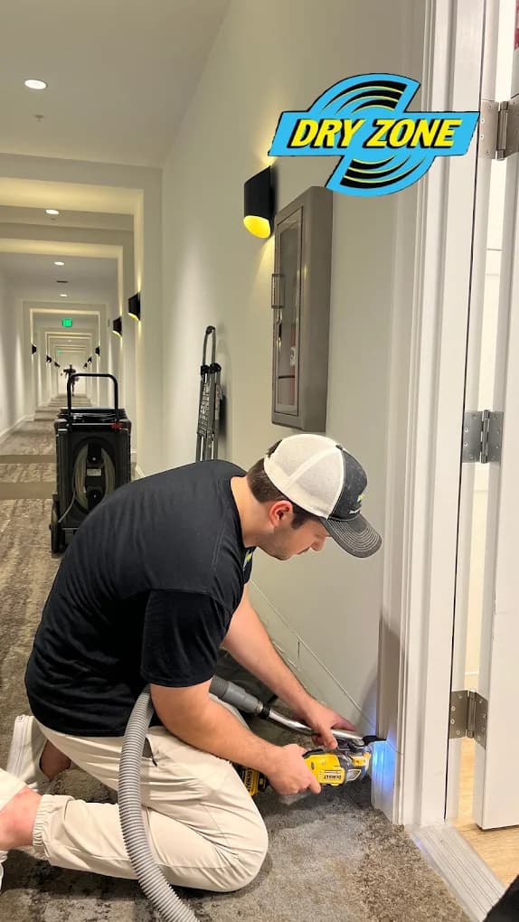 DryZone water damage restoration project — example 5