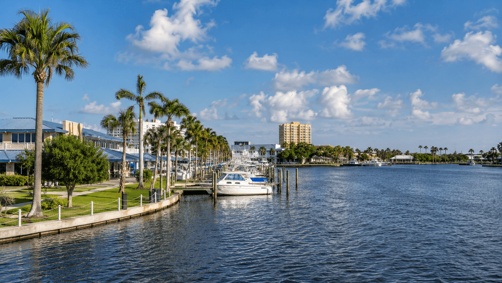 Cape Coral, Florida canals and waterfront neighborhoods