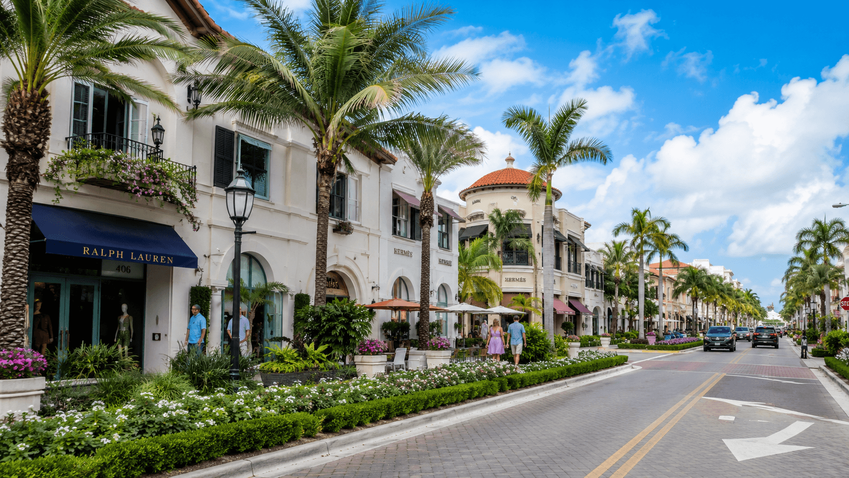 Naples, Florida coastal skyline and waterfront